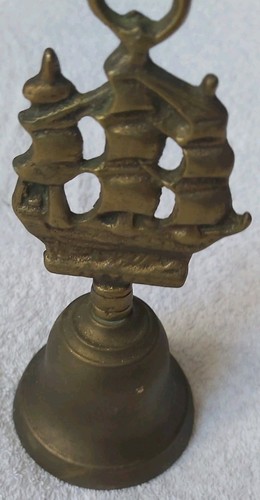 Vintage brass galleon - brass, ship