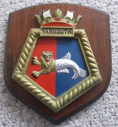 Vintage hms yarmouth - hms,