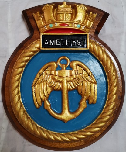 Hms amethyst ship crest - amethyst,