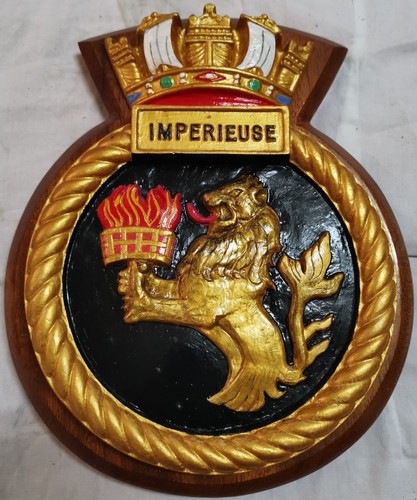 Hms imperieuse ship crest - hms,