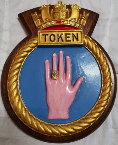 Hms token ship - ship, plaque
