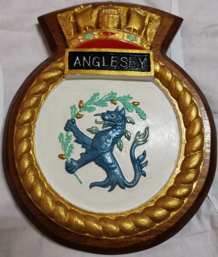 Hms anglesey ship - -ship, crest