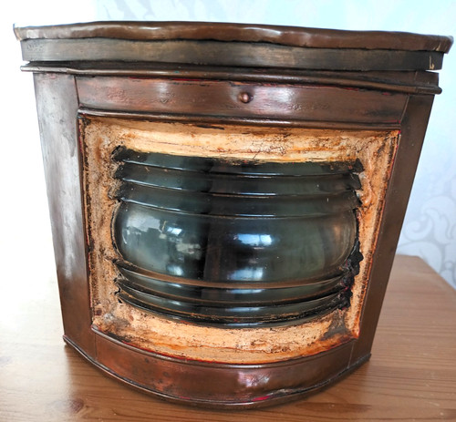 Copper brass vintage ship - vintage,