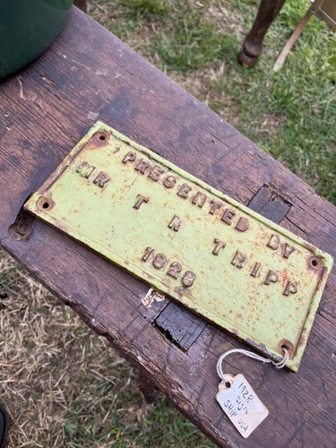 Antique 1928 shipping cast - ,