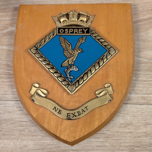 Hms osprey ships plaque - hms,