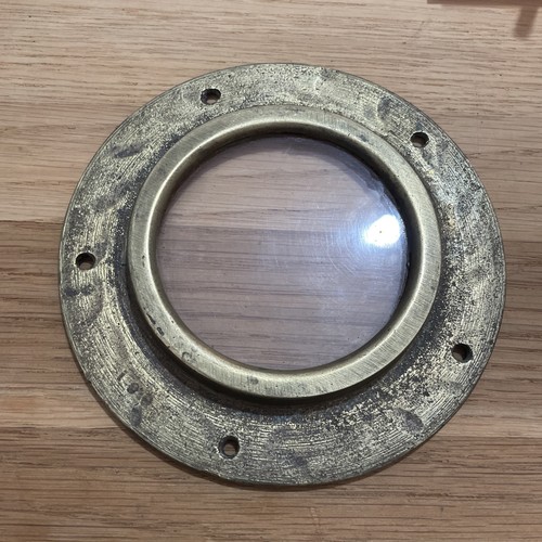 Vintage old small brass - small, ship