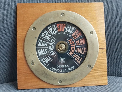 Antique ships brass telegraph - antique,