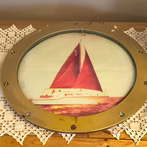 Brass ship porthole 38cm - porthole,