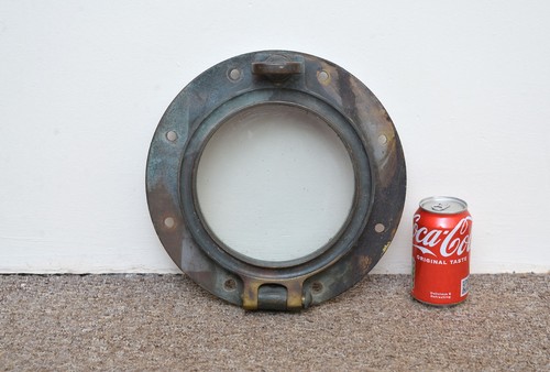 Antique porthole old brass