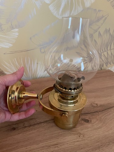 Vintage brass ships gimbal
