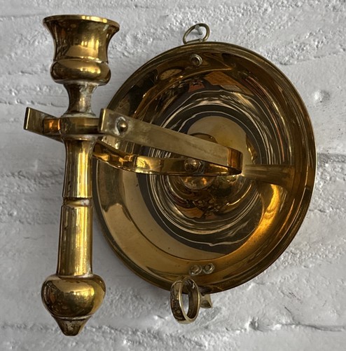Vintage brass ships gimbal - brass,