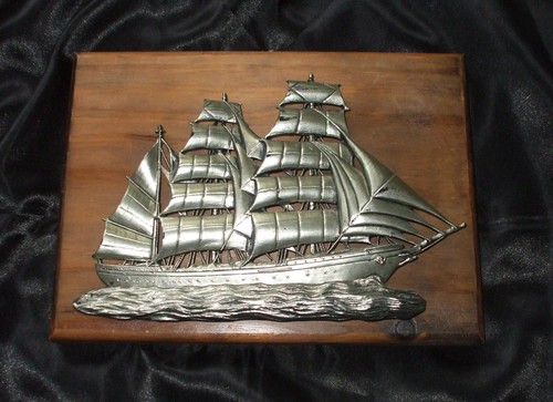 Sailing ship plaque - ship,