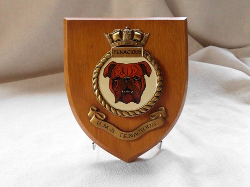 Hms tenacious ships - hms, crest
