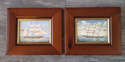 Pair vintage framed - vintage,