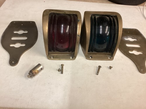 Vintage heavy brass - , port