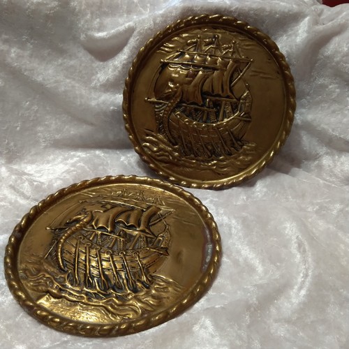 Pair vintage peerage brass - peerage,