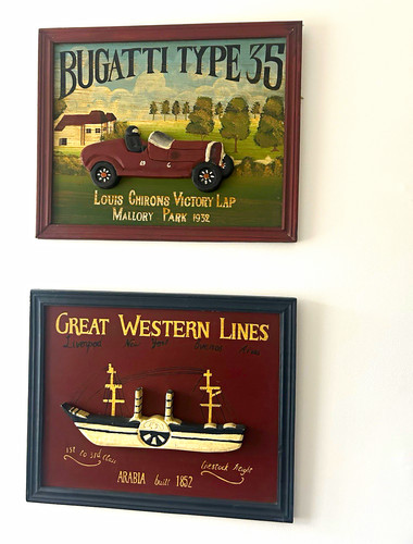 Framed effect wood wall - 2,