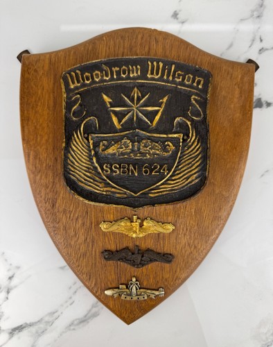 Vintage ssbn 624 ship - ship's, crest