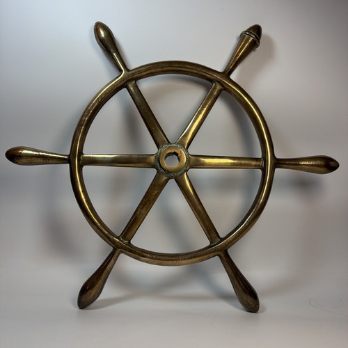 Vintage solid brass spoke - 6,
