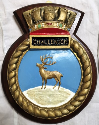 Hms challenger ship crest - challenger,