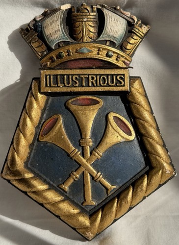 Vintage hms illustrious - vintage, royal