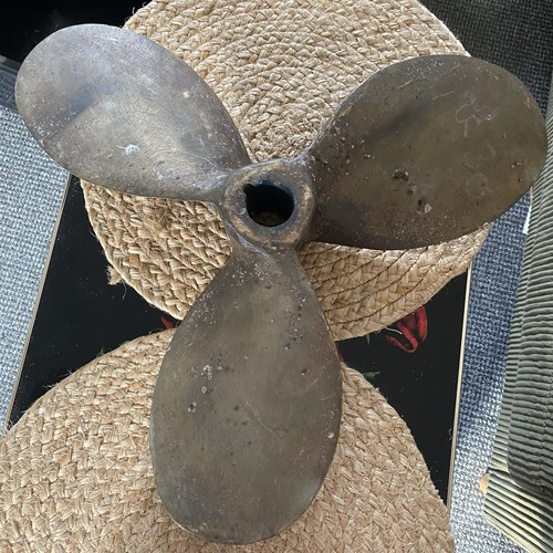 Vintage brass bronze - bronze, ship