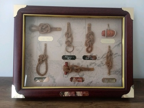 Nautical shadow box display - box,