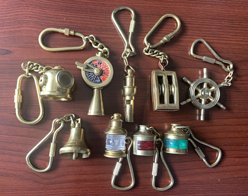 Vintage style solid brass - 9x,