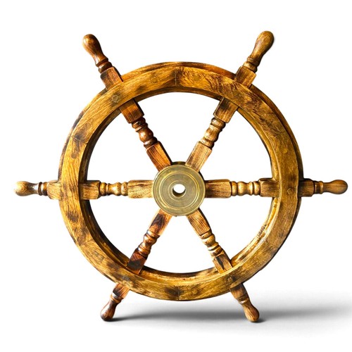 Ship wheel inch wooden - 24,