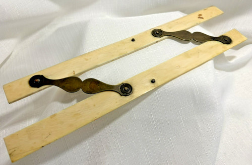 Rare ivory tone brass - tone, &