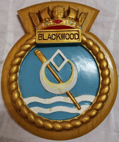 Hms blackwood ship crest - hms,