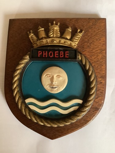 Hms phoebe ship crest - ship's,