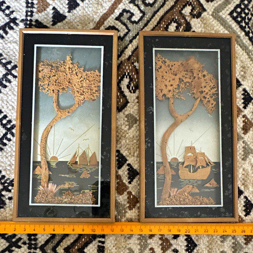 Set framed nautical - 2,