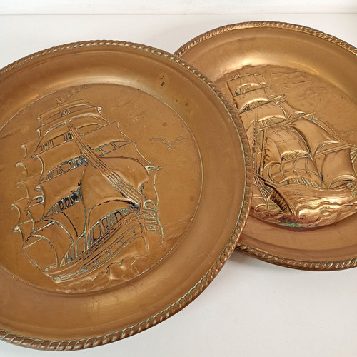 Large brass wall hanging - brass,