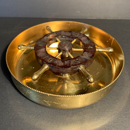 Vintage chase brass whirligig - vintage,